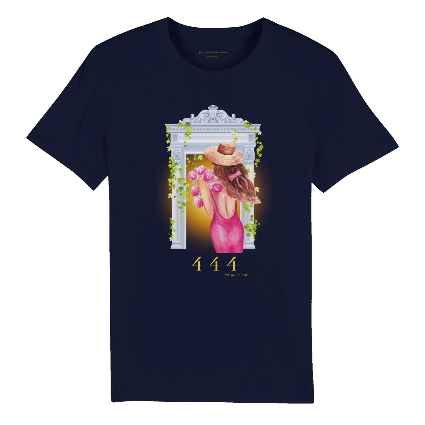 Z - 444 Angel Number T-Shirt - 100% Organic Cotton T-Shirt