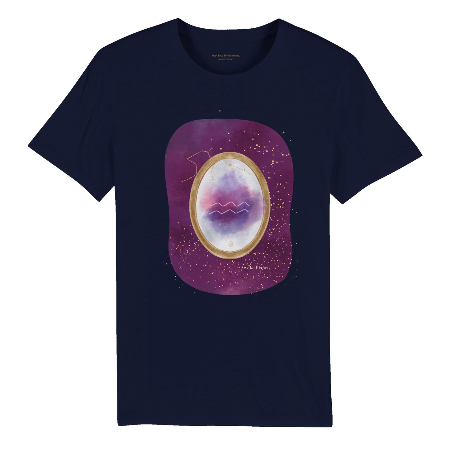 Aquarius Mirror - 100% Organic Cotton T-Shirt