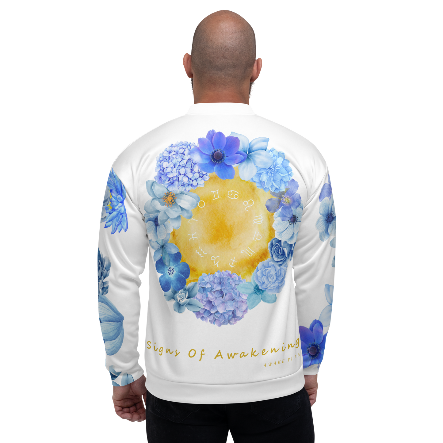 Blue New Earth Collection II - Unisex Bomber Jacket