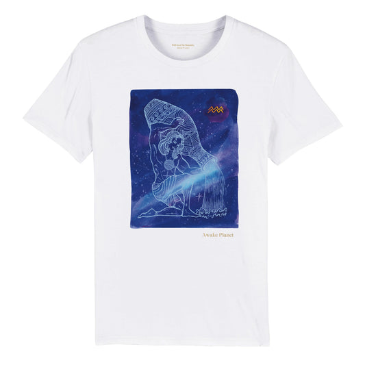 The Age Of Aquarius Blue - 100% Organic Cotton T-Shirt