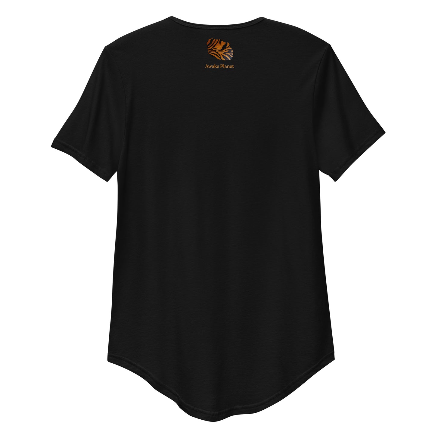 Tiger Inner Strength - Curved Hem Men's T-Shirt