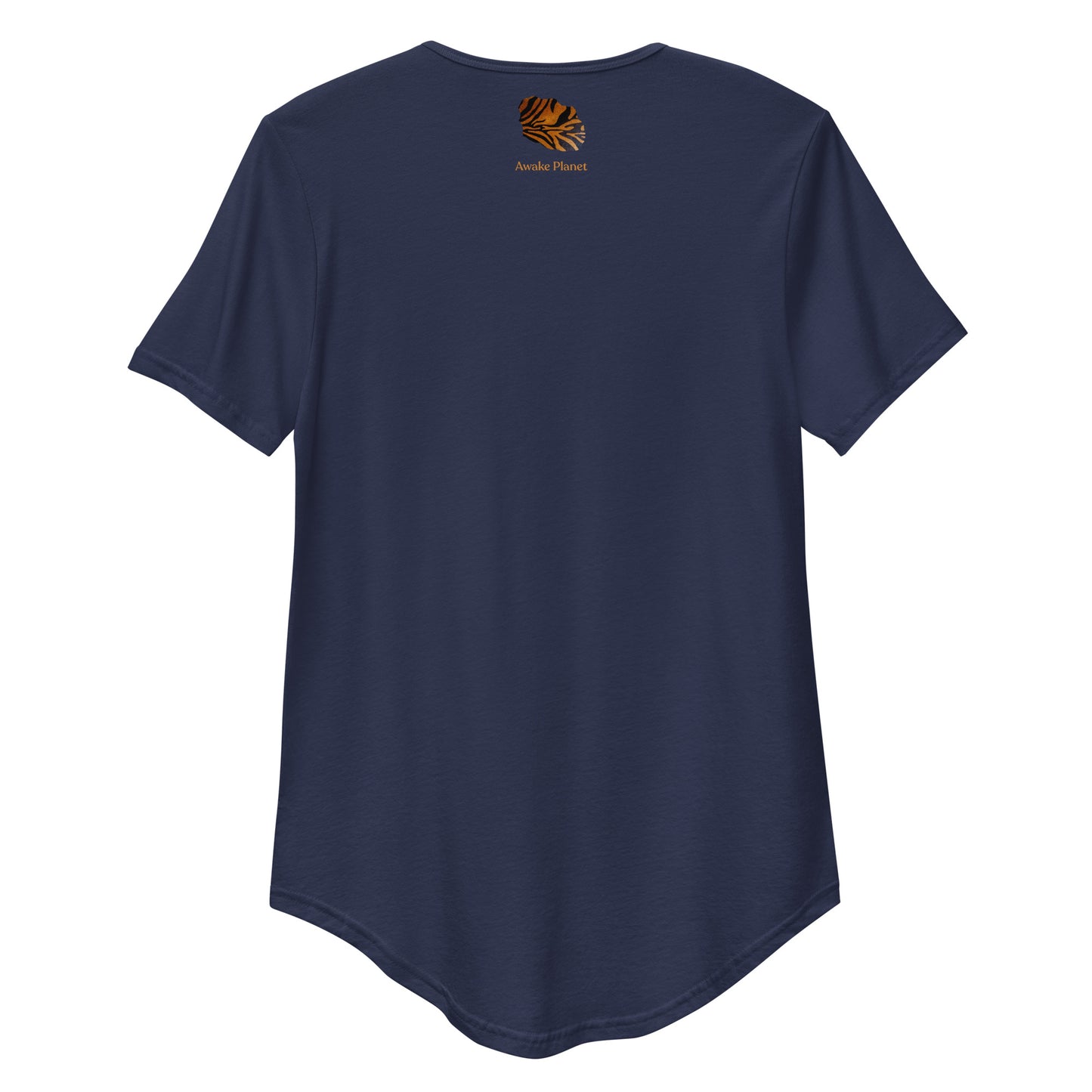 Tiger Inner Strength - Curved Hem Men's T-Shirt