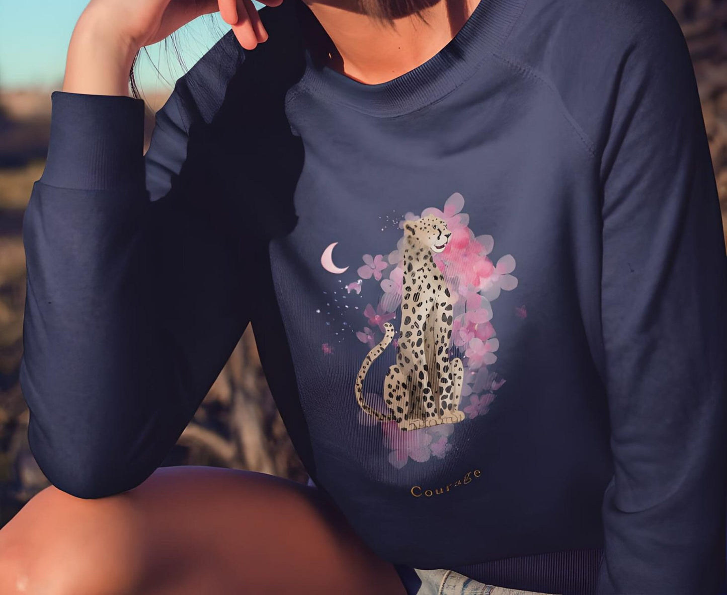 Leopard Courage Starseed - Premium Sweatshirt